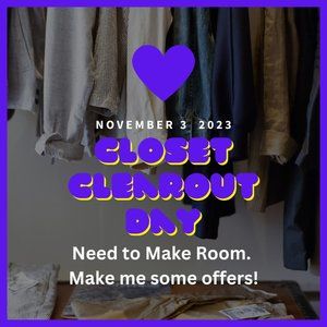 Closet Clearout Day!!